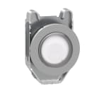 SCHNEIDER ELECTRIC - Leuchtdrucktaster, Frontelement, Harmony XB4F, Metall, 30mm, weiß, vorstehend, für universelle LED, rastend