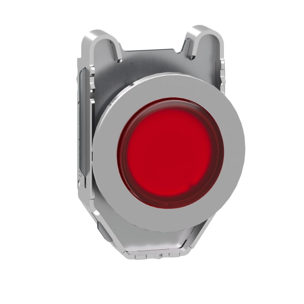 SCHNEIDER ELECTRIC - Leuchtdrucktaster, Frontelement, Harmony XB4F, Metall, 30mm, rot, vorstehend, für universelle LED, rastend