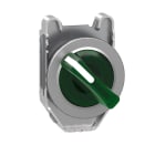 SCHNEIDER ELECTRIC - Leuchtwahlschalter, Frontelement, Harmony XB4F, Metall, 30mm, grün, für universelle LED, 2 Stellungen, rastend
