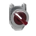 SCHNEIDER ELECTRIC - Leuchtwahlschalter, Frontelement, Harmony XB4F, Metall, 30mm, rot, für universelle LED, 2 Stellungen, rastend