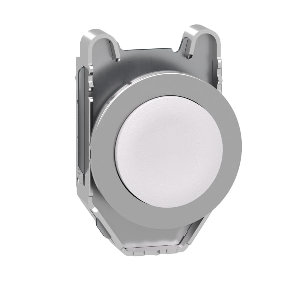 SCHNEIDER ELECTRIC - Drucktaster, Frontelement, Harmony XB4F, Metall, 30mm, weiß, vorstehend, unbeschriftet, tastend