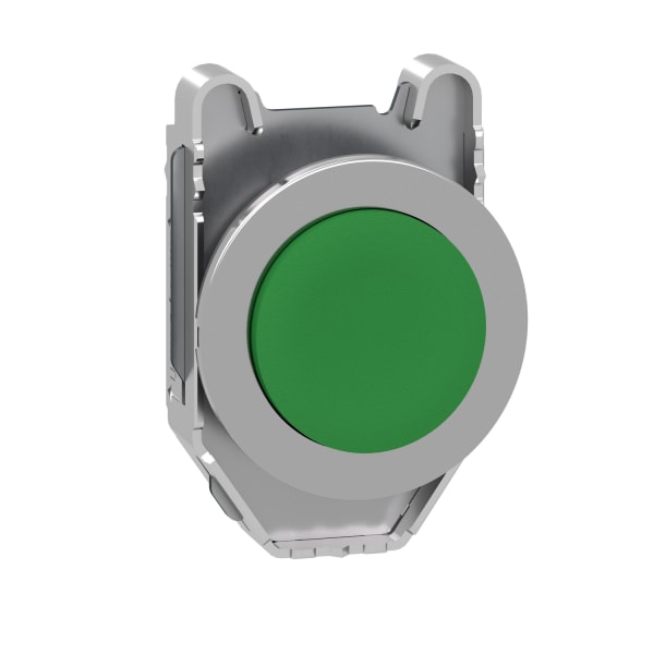 SCHNEIDER ELECTRIC - Drucktaster, Frontelement, Harmony XB4F, Metall, 30mm, grün, vorstehend, unbeschriftet, tastend