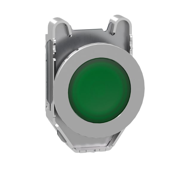 SCHNEIDER ELECTRIC - Leuchtmelder, Frontelement, Harmony XB4F, Metall, 30mm, grün, für universelle LED, glatte Kalotte