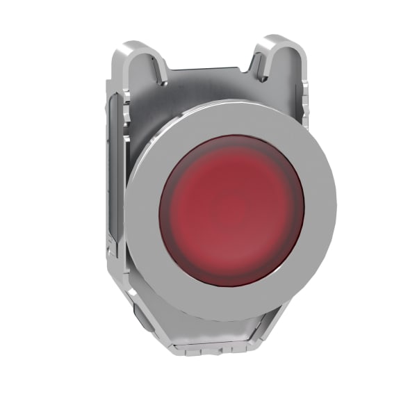 SCHNEIDER ELECTRIC - Leuchtmelder, Frontelement, Harmony XB4F, Metall, 30mm, rot, für universelle LED, glatte Kalotte