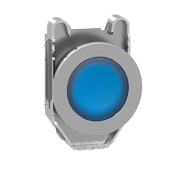 SCHNEIDER ELECTRIC - Leuchtmelder, Frontelement, Harmony XB4F, Metall, 30mm, blau, für universelle LED, glatte Kalotte