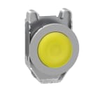 SCHNEIDER ELECTRIC - Leuchtdrucktaster, Frontelement, Harmony XB4F, Metall, 30mm, gelb, vorstehend, unbeschriftet, für universelle LED