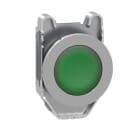 SCHNEIDER ELECTRIC - Leuchtdrucktaster, Frontelement, Harmony XB4F, Metall, 30mm, grün, unbeschriftet, tastend, für universelle LED