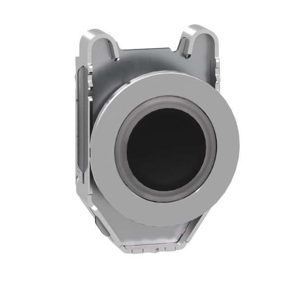 SCHNEIDER ELECTRIC - Leuchtdrucktaster, Frontelement, Harmony XB4F, Metall, weiß, 30mm, für universelle LED, beleuchteter Ring