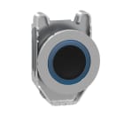 SCHNEIDER ELECTRIC - Leuchtdrucktaster, Frontelement, Harmony XB4F, Metall, blau, 30mm, für universelle LED, beleuchteter Ring