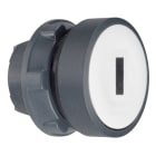 SCHNEIDER ELECTRIC - Drucktaster, Frontelement, Harmony XB5, Kunststoff, 22mm, weiß, beschriftet I, tastend