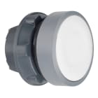 SCHNEIDER ELECTRIC - Drucktaster, Frontelement, Harmony XB5, Kunststoff, 22mm, hellgrau, weiß, unbeschriftet, tastend