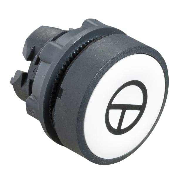 SCHNEIDER ELECTRIC - Drucktaster, Frontelement, Harmony XB5, Kunststoff, 22mm, weiß, beschriftet T, tastend