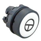 SCHNEIDER ELECTRIC - Drucktaster, Frontelement, Harmony XB5, Kunststoff, 22mm, weiß, beschriftet T, tastend