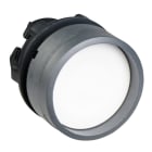SCHNEIDER ELECTRIC - Drucktaster, Frontelement, Harmony XB5, Kunststoff, 22mm, hellgrau, weiß, zurückgesetzt, unbeschriftet, tastend