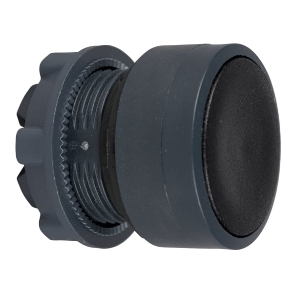 SCHNEIDER ELECTRIC - Drucktaster, Frontelement, Harmony XB5, Kunststoff, 22mm, schwarz, unbeschriftet, tastend, hoch