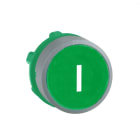 SCHNEIDER ELECTRIC - Drucktaster, Frontelement, Harmony XB5, Kunststoff, 22mm, hellgrau, grün, beschriftet I, tastend