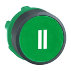 SCHNEIDER ELECTRIC - Drucktaster, Frontelement, Harmony XB5, Kunststoff, 22mm, grün, beschriftet II, tastend