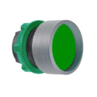 SCHNEIDER ELECTRIC - Drucktaster, Frontelement, Harmony XB5, Kunststoff, 22mm, hellgrau, grün, zurückgesetzt, unbeschriftet, tastend
