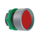 SCHNEIDER ELECTRIC - Drucktaster, Frontelement, Harmony XB5, Kunststoff, 22mm, hellgrau, rot, zurückgesetzt, unbeschriftet, tastend