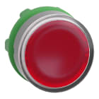 SCHNEIDER ELECTRIC - Leuchtdrucktaster, Frontelement, Harmony XB5, Kunststoff, 22mm, hellgrau, rot, für universelle LED, für Einlegeschild