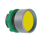 SCHNEIDER ELECTRIC - Drucktaster, Frontelement, Harmony XB5, Kunststoff, 22mm, hellgrau, gelb, zurückgesetzt, unbeschriftet, tastend