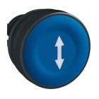SCHNEIDER ELECTRIC - Drucktaster, Frontelement, Harmony XB5, Kunststoff, 22mm, blau, beschriftet Pfeil oben unten, tastend