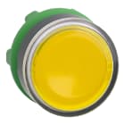 SCHNEIDER ELECTRIC - Leuchtdrucktaster, Frontelement, Harmony XB5, Kunststoff, 22mm, gelb, unbeschriftet, für universelle LED, rastend