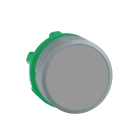 SCHNEIDER ELECTRIC - Drucktaster, Frontelement, Harmony XB5, Kunststoff, 22mm, hellgrau, gelb, unbeschriftet, tastend