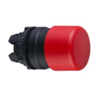 SCHNEIDER ELECTRIC - Pilzdrucktaster, Frontelement, Harmony XB5, Kunststoff, 22mm, rot, Pilz 30mm, unbeschriftet, tastend