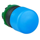 SCHNEIDER ELECTRIC - Pilzdrucktaster, Frontelement, Harmony XB5, Kunststoff, 22mm, blau, Pilz 30mm, unbeschriftet, tastend