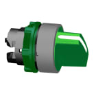 SCHNEIDER ELECTRIC - Wahlschalter, Frontelement, Harmony XB5, Kunststoff, 22mm, hellgrau, grün, 2 Stellungen, rastend