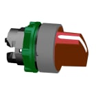 SCHNEIDER ELECTRIC - Wahlschalter, Frontelement, Harmony XB5, Kunststoff, 22mm, hellgrau, rot, 3 Stellungen, rastend