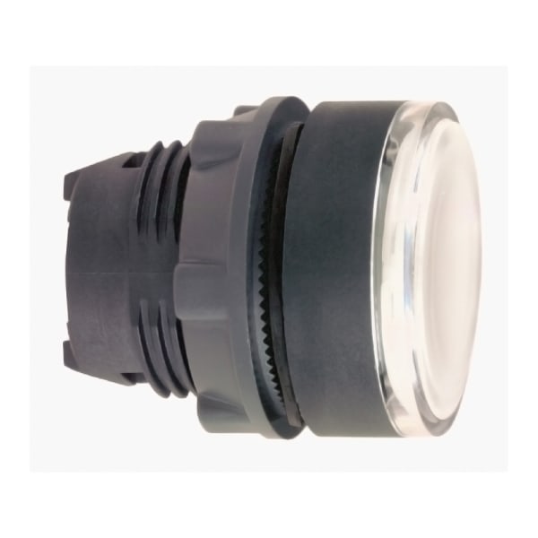 SCHNEIDER ELECTRIC - Leuchtdrucktaster, Frontelement, Harmony XB5, Kunststoff, 22mm, weiß, für universelle LED, für Einlegeschild, rastend