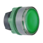 SCHNEIDER ELECTRIC - Leuchtdrucktaster, Frontelement, Harmony XB5, Kunststoff, 22mm, grün, für universelle LED, für Einlegeschild, rastend