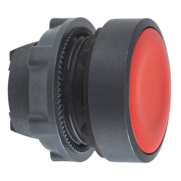 SCHNEIDER ELECTRIC - Drucktaster, Frontelement, Harmony XB5, Kunststoff, 22mm, rot, unbeschriftet, rastend