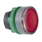 SCHNEIDER ELECTRIC - Leuchtdrucktaster, Frontelement, Harmony XB5, Kunststoff, 22mm, hellgrau, rot, für universelle LED, rastend