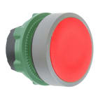SCHNEIDER ELECTRIC - Drucktaster, Frontelement, Harmony XB5, Kunststoff, 22mm, hellgrau, rot, unbeschriftet, rastend