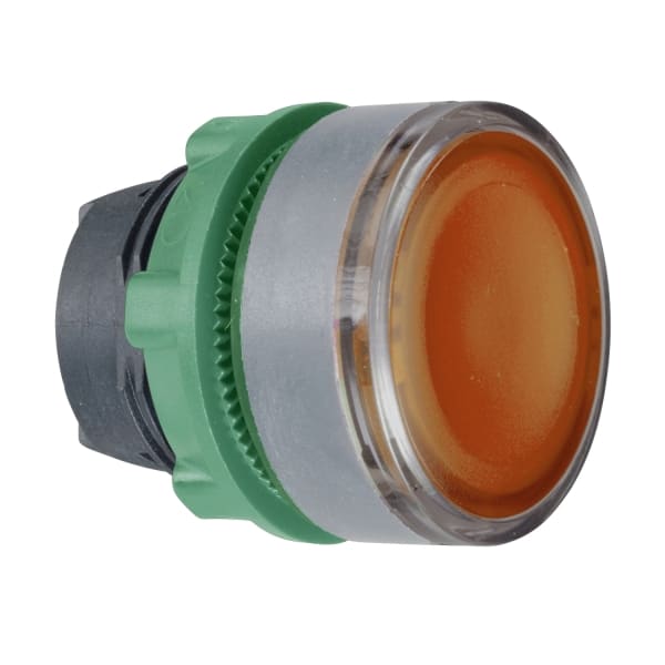SCHNEIDER ELECTRIC - Leuchtdrucktaster, Frontelement, Harmony XB5, Kunststoff, 22mm, hellgrau, orange, für universelle LED, rastend