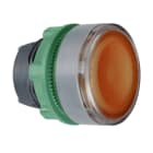 SCHNEIDER ELECTRIC - Leuchtdrucktaster, Frontelement, Harmony XB5, Kunststoff, 22mm, hellgrau, orange, für universelle LED, rastend