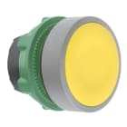 SCHNEIDER ELECTRIC - Drucktaster, Frontelement, Harmony XB5, Kunststoff, 22mm, hellgrau, gelb, unbeschriftet, rastend