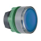 SCHNEIDER ELECTRIC - Leuchtdrucktaster, Frontelement, Harmony XB5, Kunststoff, 22mm, hellgrau, blau, für universelle LED, rastend