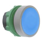 SCHNEIDER ELECTRIC - Drucktaster, Frontelement, Harmony XB5, Kunststoff, 22mm, hellgrau, blau, unbeschriftet, rastend