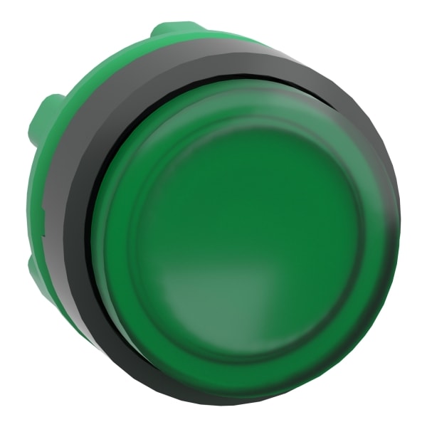 SCHNEIDER ELECTRIC - Leuchtdrucktaster, Frontelement, Harmony XB5, Kunststoff, 22mm, grün, vorstehend, für universelle LED, rastend