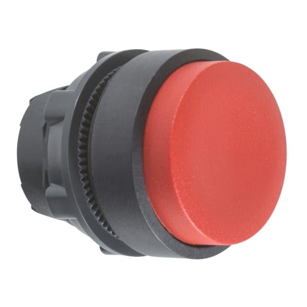 SCHNEIDER ELECTRIC - Drucktaster, Frontelement, Harmony XB5, Kunststoff, 22mm, rot, unbeschriftet, vorstehend, rastend