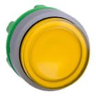 SCHNEIDER ELECTRIC - Leuchtdrucktaster, Frontelement, Harmony XB5, Kunststoff, 22mm, hellgrau, gelb, vorstehend, für universelle LED, rastend
