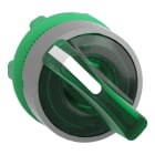 SCHNEIDER ELECTRIC - Leuchtwahlschalter, Frontelement, Harmony XB5, Kunststoff, 22mm grün, für universelle LED, 2 Stellungen, rastend