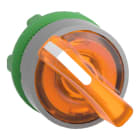 SCHNEIDER ELECTRIC - Leuchtwahlschalter, Frontelement, Harmony XB5, Kunststoff, 22mm orange, für universelle LED, 2 Stellungen, rastend