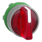 SCHNEIDER ELECTRIC - Leuchtwahlschalter, Frontelement, Harmony XB5, Kunststoff, 22mm, rot, für universelle LED, 3 Stellungen, rastend