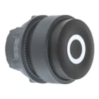 SCHNEIDER ELECTRIC - Drucktaster, Frontelement, Harmony XB5, Kunststoff, 22mm, schwarz, vorstehend, beschriftet O, tastend