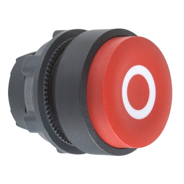 SCHNEIDER ELECTRIC - Drucktaster, Frontelement, Harmony XB5, Kunststoff, 22mm, rot, vorstehend, beschriftet O, tastend